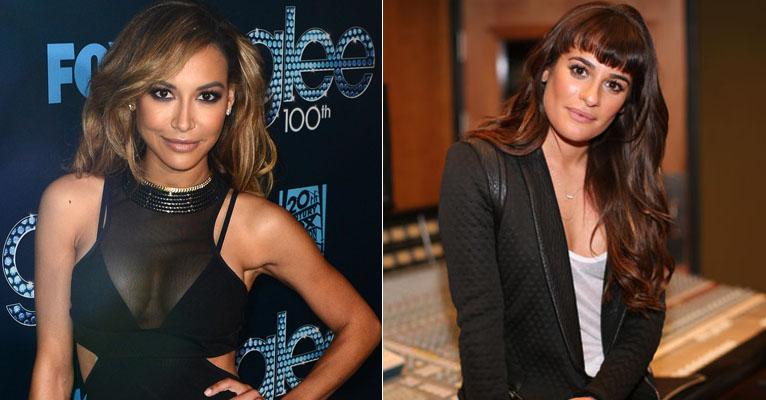 Naya Rivera e Lea Michele teriam brigado feio nos bastidores de Glee