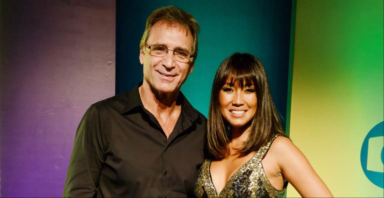 Herson Capri e Daniele Suzuki  brilharam na festa da RBS TV em Porto Alegre