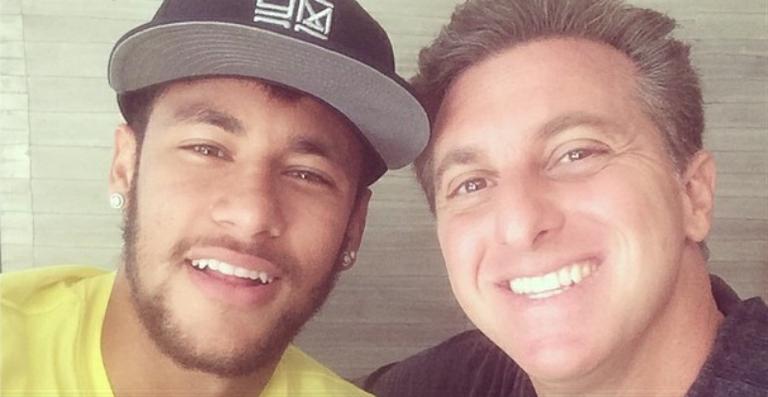 Neymar recebe Luciano Huck em Barcelona: “Diretoria”