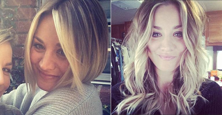 Kaley Cuoco renova o visual e assume corte chanel