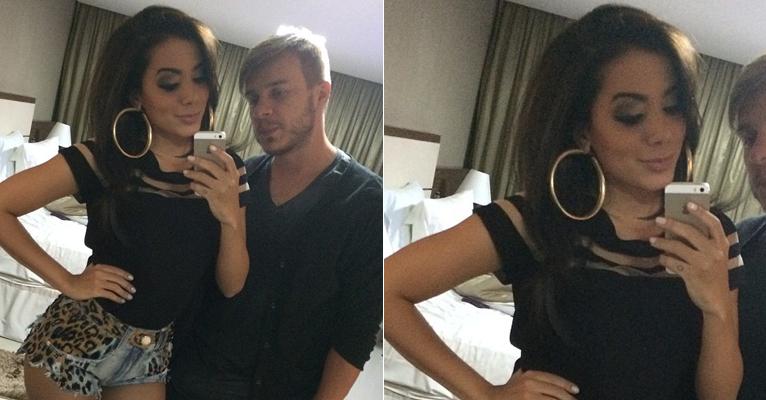 Anitta exibe ótima forma com look sensual para show em Goiânia