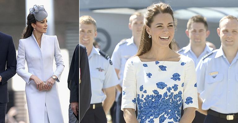 Reveja os looks de Kate Middleton na turnê real