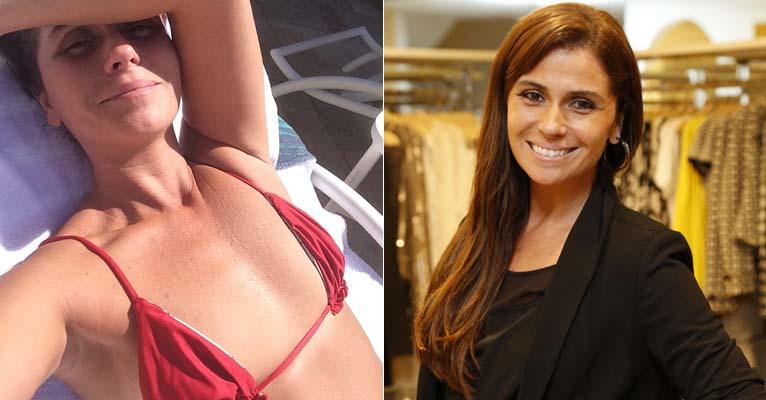 Giovanna Antonelli toma sol antes de gravar novela e faz selfie de biquíni