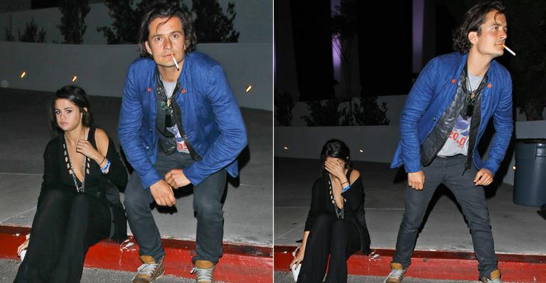 Orlando Bloom e Selena Gomez são flagrados juntos em Los Angeles