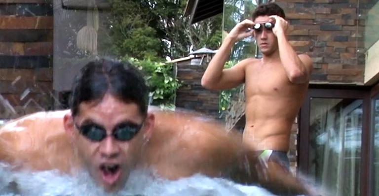 Thiago Pereira já está em clima de olimpíadas