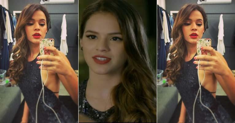 O penteado cascata com trança, usado por Bruna Marquezine em Em Família