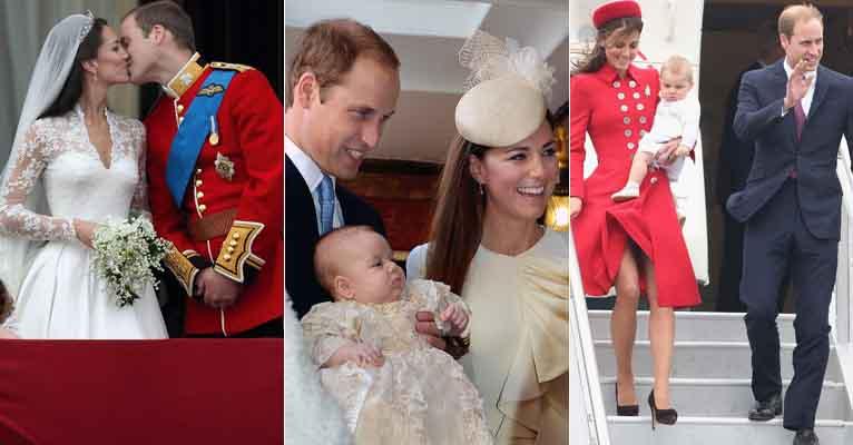 Casamento real completa 3 anos! Relembre 10 momentos de Kate e William