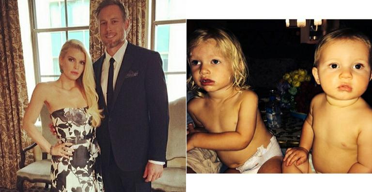 Jessica Simpson mostra momento fofo dos filhos