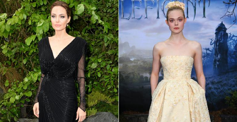 Angelina Jolie e Elle Fanning brilham em evento do filme Malévola