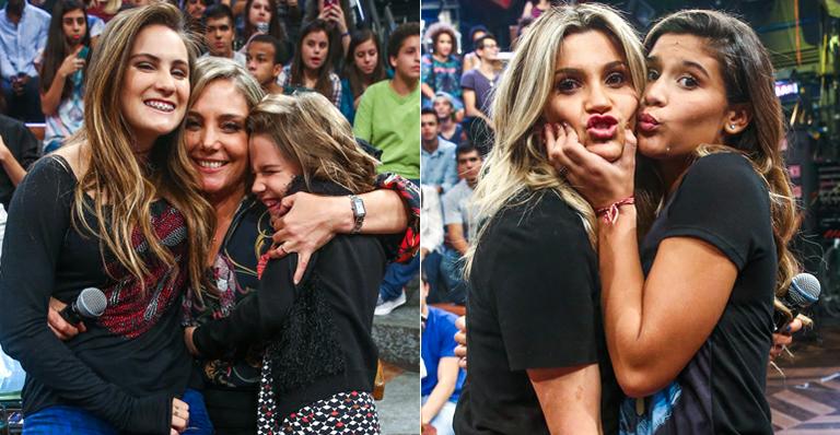 Com as filhas, mães famosas gravam participação no Altas Horas