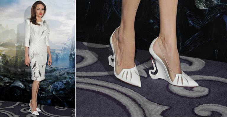Sapatos de Angelina Jolie inspirados em Malévola custam US$ 1600