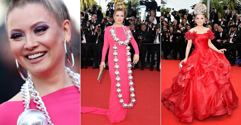 Festival da Cannes: os looks extravagantes de Elena Lenina no red carpet