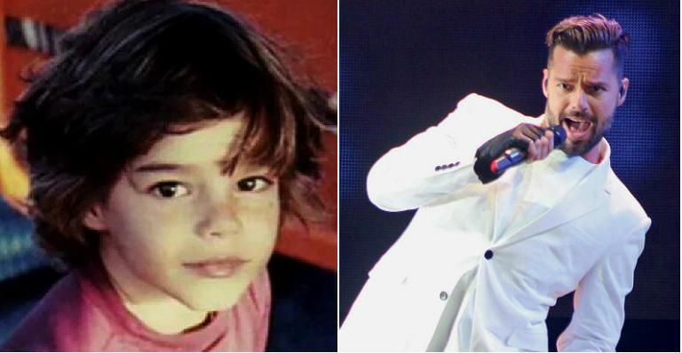 Ricky Martin relembra infância e mostra foto de quando tinha quatro anos