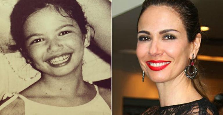 Reconhece? Luciana Gimenez posta fotos fofíssimas da infância
