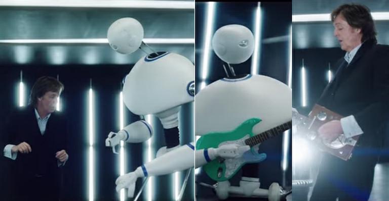 Paul McCartney dança e toca guitarra com robô em clipe da música ‘Appreciate’; Assista!