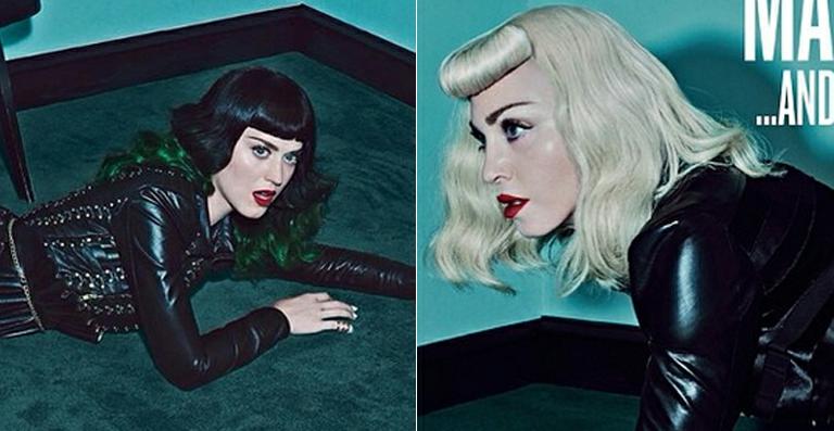 Katy Perry e Madonna fazem ensaio fetichista juntas