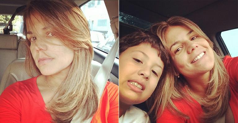 Mamãe de 2ª viagem, Nívea Stelmann muda o visual e fica loira