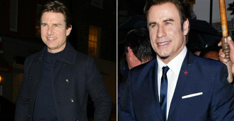 Tom Cruise aparece mais cheinho e impressioa pela semelhança com John Travolta
