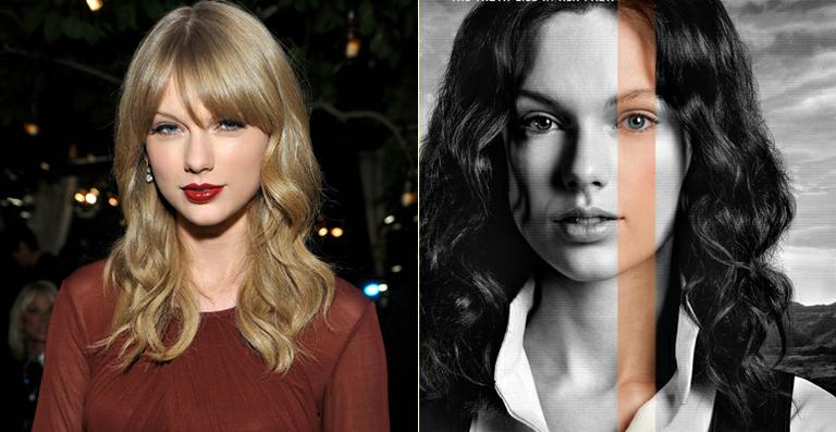 Taylor Swift surge irreconhecível em cartaz de novo filme