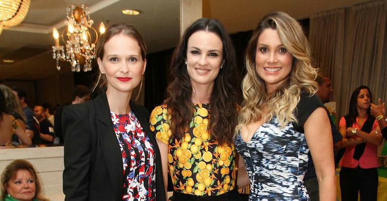Fernanda Rodrigues, Carolina Kasting e Flávia Alessandra conferem lançamento
