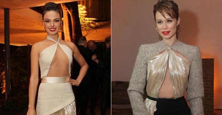 Ísis Valverde e Mariana Ximenes abusam do decote em evento