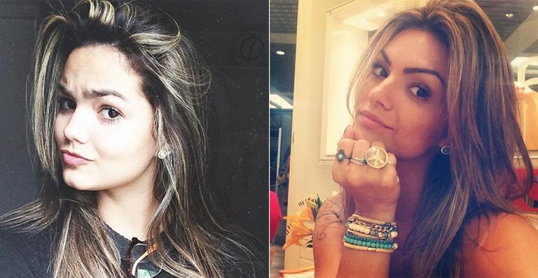 Filha de Kelly Key fica mais parecida com a mãe após pintar o cabelo