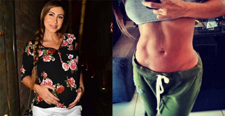 Jaque Khury mostra barriga seca quatro meses após dar à luz