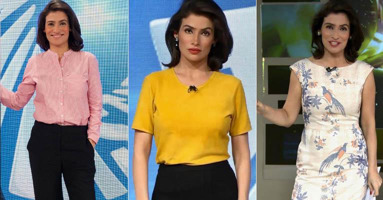 Confira 28 looks da apresentadora Renata Vasconcellos no Fantástico