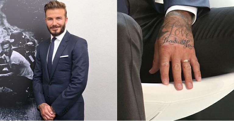 David Beckham mostra nova tatuagem e fala do Brasil em entrevista