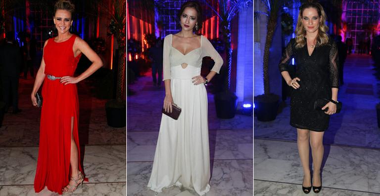 Looks das estrelas na festa da nova novela da Record