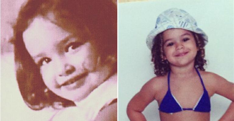 Julia Lemmertz posta foto da infância e mostra semelhança com Bruna Marquezine