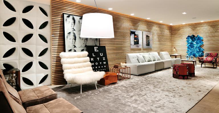 Casa Cor 2014: usar quadro encostado na parede é tendência. Inspire-se