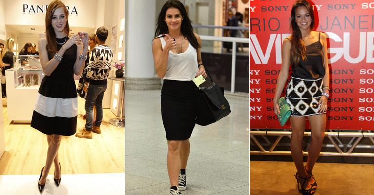 Vício fashion! Veja 20 famosas que sempre usam a combinação preto e branco