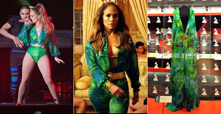 Jennifer Lopez recria estampa Versace em três looks diferentes
