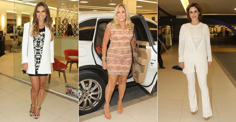 Famosas esbanjam estilo em inauguração de salão de beleza
