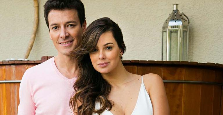 Emocionado, Rodrigo Faro faz declaração de amor para esposa