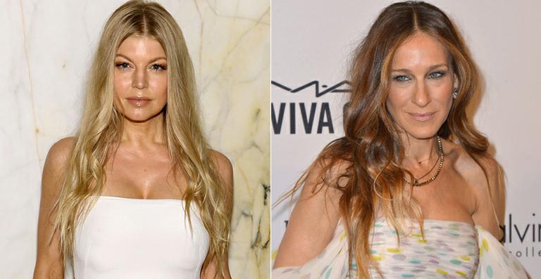 Fergie e Sarah Jessica Parker escolhem looks simples para evento em NY