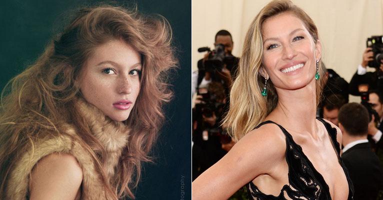 Aos 13 anos, modelo Gaby Machado é sósia de Gisele Bündchen