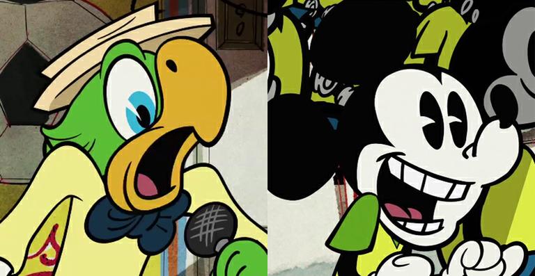 Disney lança curta animado com Zé Carioca e Mickey para Copa do Mundo