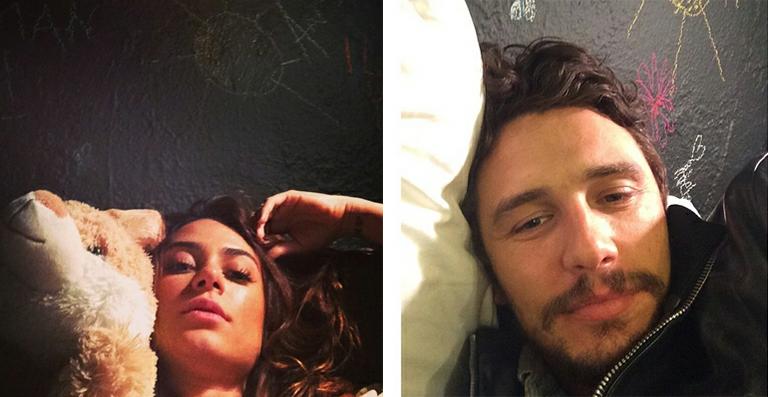 Após fotos em cama, fãs de Thaila Ayala especulam sobre relação com James Franco