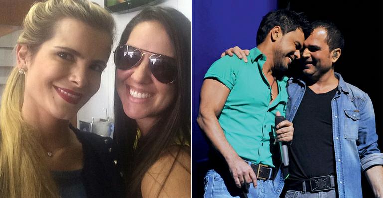 Mulher de Luciano fala de sua amizade com nova namorada de Zezé