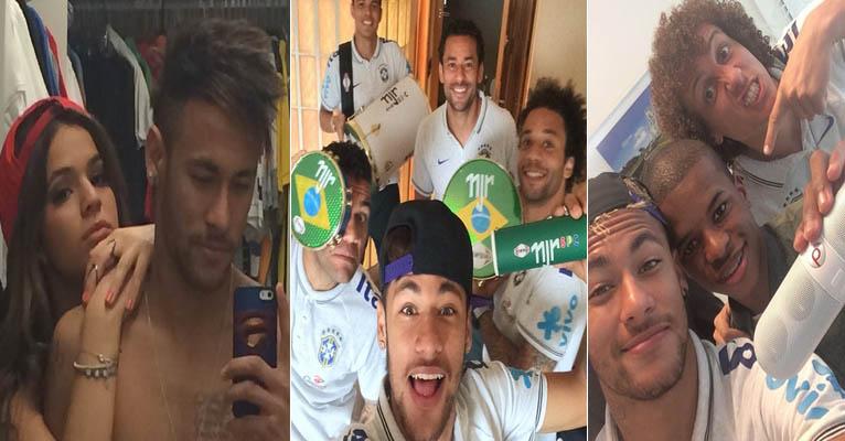 Neymar é o rei das selfies no Instagram: veja 70 fotos do craque da seleção