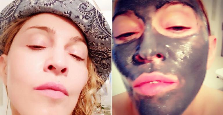 Madonna faz máscara de argila e mostra o resultado da pele perfeita