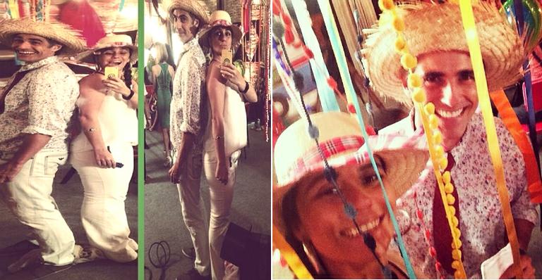 Giovanna Antonelli e Reynaldo Gianecchini mostram sua “versão gorda”