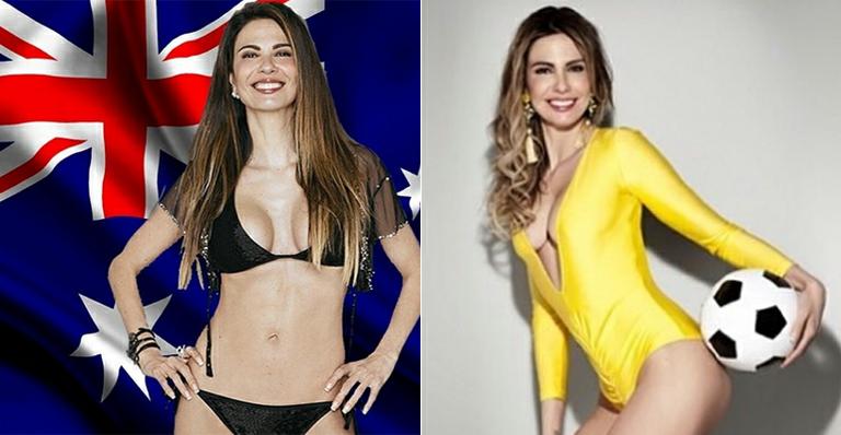 Luciana Gimenez capricha nas fotos em clima da Copa