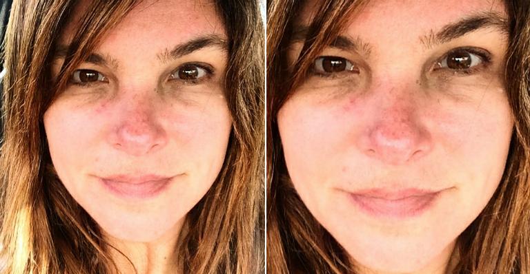 Aos 50, Cristiana Oliveira posa sem maquiagem: “Como Deus me fez”