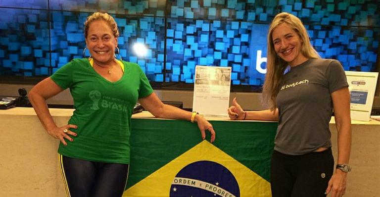 Sem make, Susana Vieira aproveita o feriado para malhar