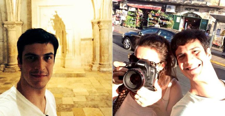 Mateus Solano conhece o local da Santa Ceia em Jerusalém: ‘Félix querido, essa é pra você’