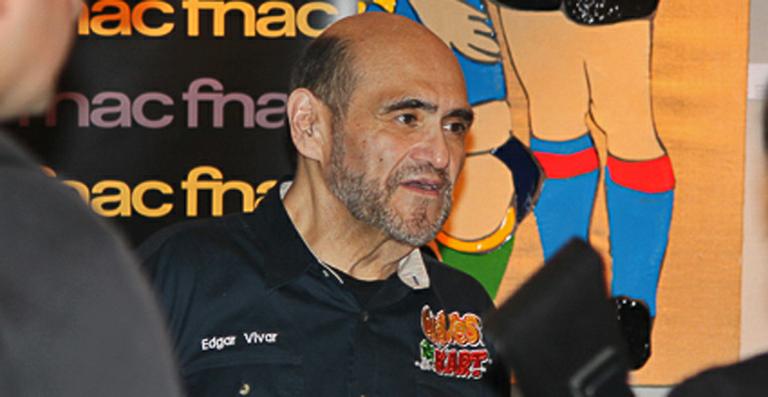 Edgar Vivar participa de evento com fãs de Chaves em SP