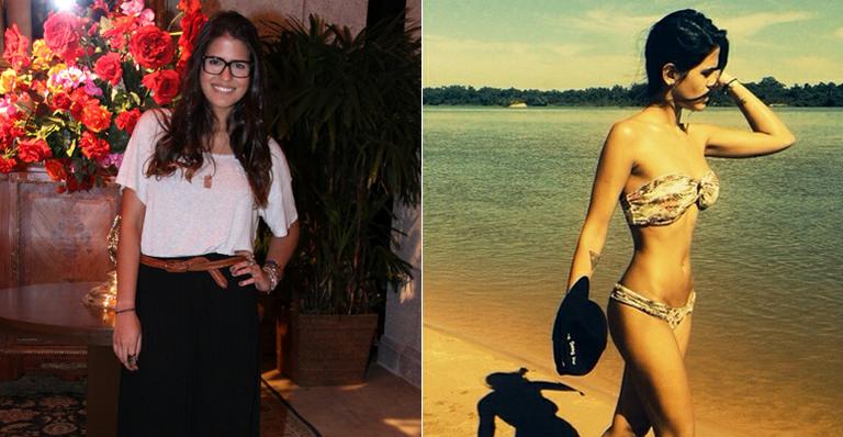 Antonia Morais exibe corpo sequinho em foto no rio Araguaia
